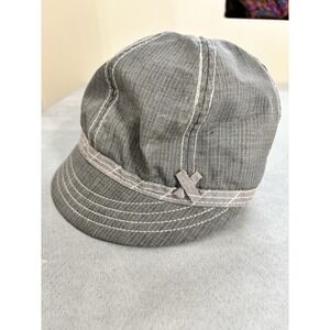 Goorin Bros Sz S Y2K Bucket Hat Gray Indie Newsboy Chambray Wool Blend‎ Unisex